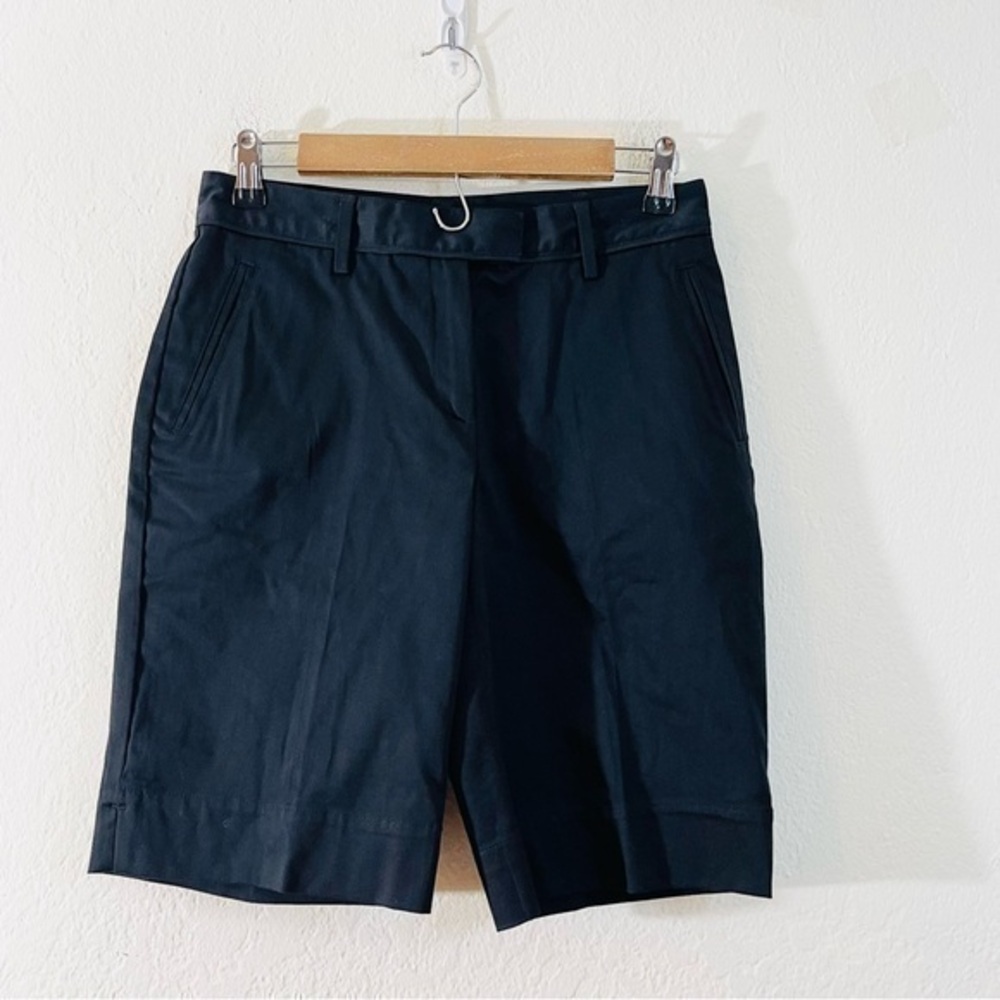 NWT Lady Hagen Cotton Blend Mid-Rise Active Golf Shorts Size 2 Black Pockets